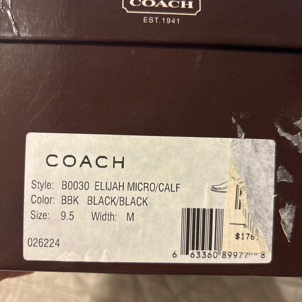Men’s Coach shoes - Elijah